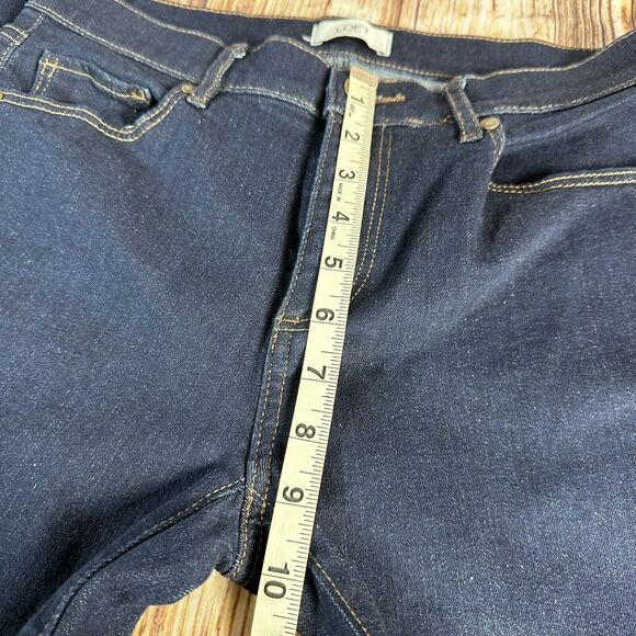 Loft SKINNY Womens Size 4 Blue Mid Rise Jeans Denim Pants Ann Taylor 28x27.5 - Picture 5 of 10